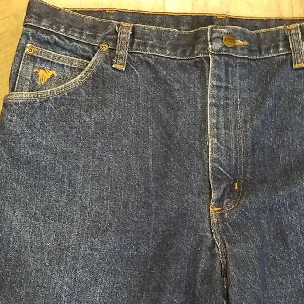 RARE Wrangler Cowboy Dress Jeans 36x30 Mens 80s Vintage
